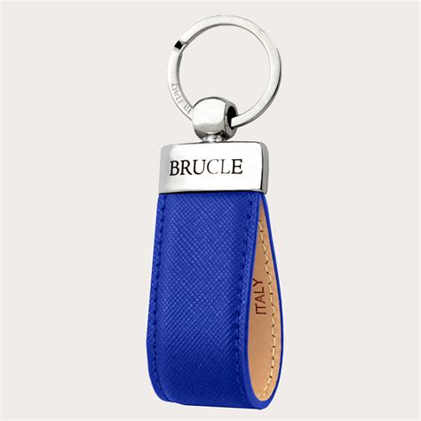 Bluette Leather Keychain 